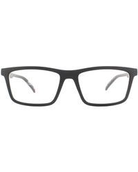 Arnette - Rectangle Matte Black Grey And Clear Sunglasses - Lyst