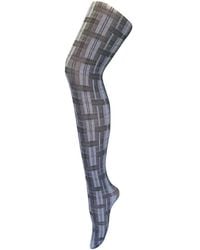 Sock Snob - 1 Pack Coloured 80 Denier Opaque Patterned Soft Tights - Lyst
