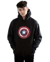 Marvel - Captain America Splatter Shield Hoodie - Lyst