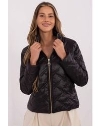 Love Lace - Transitional Quilted Nylon Jacket With Lining - Lyst
