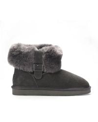 TruClothing - Suede Ankle Booties Slip-On Comfort Winter Boots - Lyst