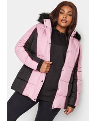 Yours - Long Sleeve Puffer Jacket - Lyst