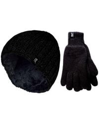 Heat Holders - Fleece Lined Thermal Hat & Glove Set For Winter - Lyst