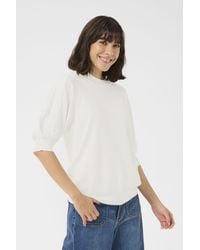 Kaffe - Kalone High Neck Half Sleeves Pullover - Lyst