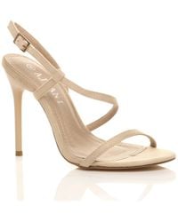 AJVANI - High Heel Party Barely There Sandals - Lyst