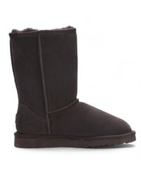 TruClothing - Suede Winter Plush Lined Slip-On Ankle Winter Boots - Lyst