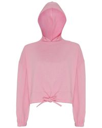 Tridri - Cropped Oversize Hoodie - Lyst
