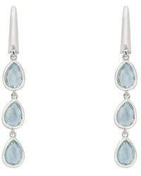 LÁTELITA London - Sardinia Triple Teardrop Earrings Topaz - Lyst
