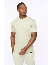 Crosshatch - Preece Crew Neck Cotton T-Shirt With High Build Logo Print - Lyst