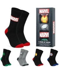 Marvel - Socks Pack Of 5 - Lyst
