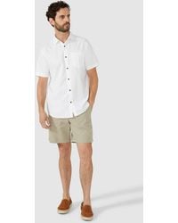 Mantaray - Cotton Slub Short Sleeve Shirt - Lyst