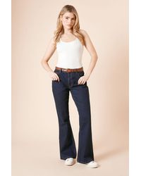 Dorothy Perkins - Comfort Stretch Flare Jean - Lyst