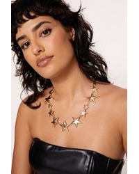 Nasty Gal - Star Chunky Necklace - Lyst