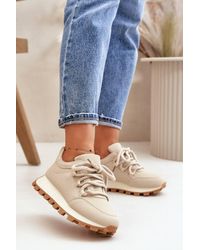 Love Lace - Platform Sneakers With Cushioned Foam Insole & Thick Laces - Lyst