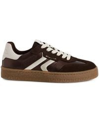 Infinity Leather - Tamaris Suede Leather Fashion Lace Up Sneakers - Lyst