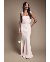 Coast - Strappy Satin Bridesmaid Dress With Tie Back Detail - Lyst