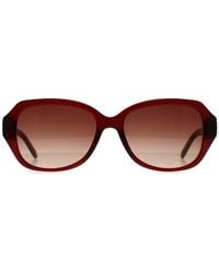 Ted Baker - Square Burgundy Flowers Gradient Tb1606 Mae - Lyst