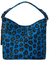 Sostter - Bxanr Leopard Print Calf Hair Leather Top Handle Grab Bag - Lyst