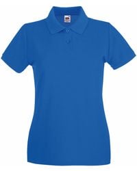 Fruit Of The Loom - Premium Fitted Short-Sleeved Polo Shirt - Lyst