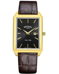Rotary - Ultraslim Stainless Steel Classic Analogue Quartz Watch - Gs08023/04 - Lyst