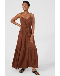 PRINCIPLES - Cami Tie Front Tiered Maxi Dress - Lyst