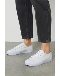 Dorothy Perkins - Wide Fit Icon Canvas Trainers - Lyst