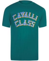Roberto Cavalli - Short Sleeve Crew T-Shirt - Lyst