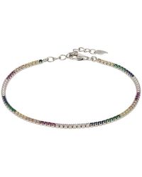 LÁTELITA London - Tennis Bracelet Silver Vibrant Rainbow - Lyst