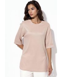 Bigdart - Textured Crew Neck Short Sleeve T-Shirt - Lyst