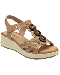 Lotus - 'Galli' Open-Toe Wedge Sandals - Lyst