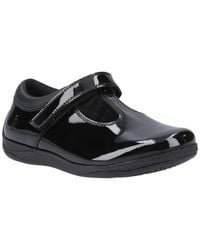 Hush Puppies - Caitlin T-Bar Patent Snr School Shoe - Lyst