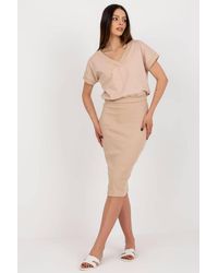Love Lace - Heart Neckline Blouse & Slip Dress Set - Lyst