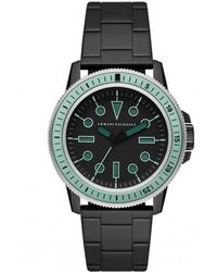 Armani Exchange - Stainless Steel Fashion Analogue Quartz Watch - Ax1858 - Lyst
