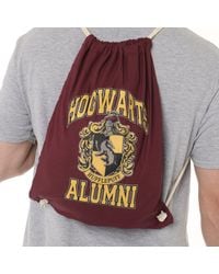 Harry Potter - Hufflepuff Alumni Drawstring School Sports Backpack Gym Bag - Lyst