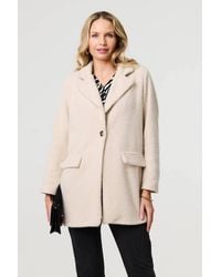 Izabel London - Soft Texture Pocket Detail Blazer Jacket - Lyst