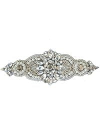 Neel Blue - Diamante Applique Rhinestone Motif Sparkling Crystals Studded Sew On Patch - Lyst