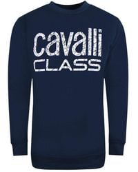 Roberto Cavalli - Bold Floral Design Sweatshirt - Lyst