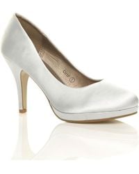 AJVANI - High Heel Wedding Bridal Court Shoes - Lyst