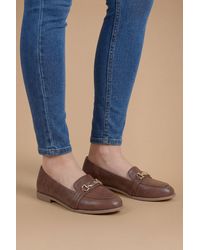 Dorothy Perkins - Wide Fit Lora Snaffle Loafers - Lyst
