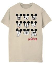 Disney - Mickey Mouse Many Faces T-Shirt - Lyst
