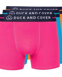 Duck and Cover - Scorla Neon Boxer Shorts (pack Of 3) - Lyst