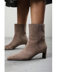 Where's That From - Hirlis Snipped Toe Heeled Ankle Boot - Lyst