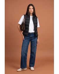 Urban Bliss - Lightweight Bag Puffer Gilet - Lyst