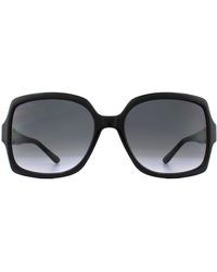 Jimmy Choo - Square Black Dark Grey Gradient Sammi/g/s Sunglasses - Lyst