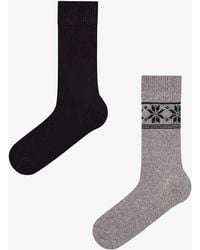 Penti - Duman Dual Edge 2-Pack Crew Socks - Lyst