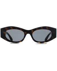 Versace - Cat Eye Havana Dark Ve4480U - Lyst