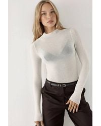 Busem - Long Sleeve Slim Fit Blouse - Lyst