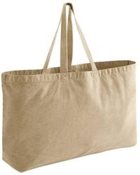 Westford Mill - Washed Garment Dyed Oversized Tote Bag - Lyst