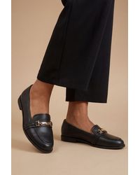 Dorothy Perkins - Wide Fit Lora Snaffle Loafers - Lyst