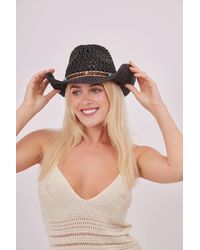 My Accessories London - Cowboy Hat With Embellished Trim - Lyst